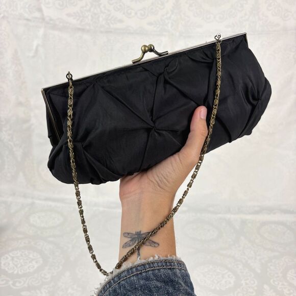 American Vintage Handbags - Vintage Bag Clutch Chain Quilted Classy Cocktail Event Wedding Guest Party